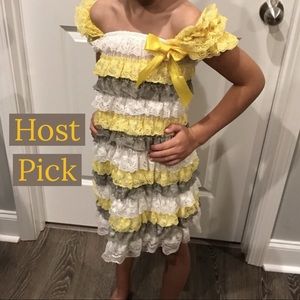 🌸Host Pick🌸Little girl boutique ruffle dress
